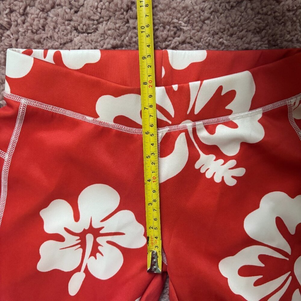 Urban Outfitters Womens XS Tropical High Waist Flare Pants Boho Festival Style - Picture 8 of 9